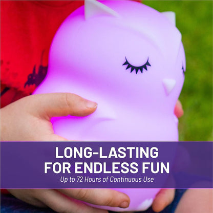 Night Light Kids, Kids Lamp, Kids Night Light, Baby Night Light, Toddler Night Light, Cute Night Light, Owl Night Light for Girls, Nightlight for Kids Room, Rechargeable Battery