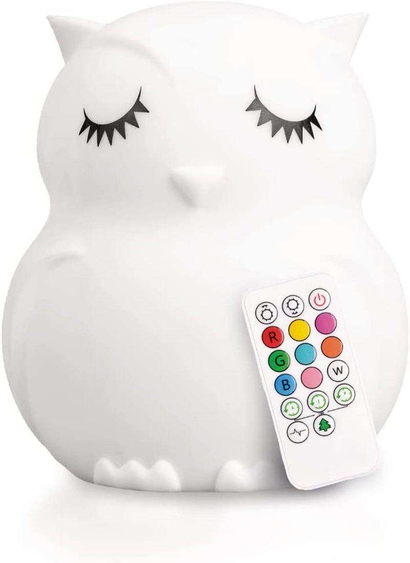 Night Light Kids, Kids Lamp, Kids Night Light, Baby Night Light, Toddler Night Light, Cute Night Light, Owl Night Light for Girls, Nightlight for Kids Room, Rechargeable Battery